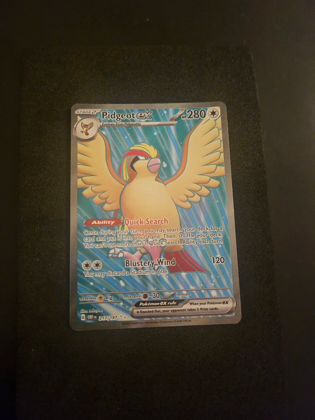 Pidgeot EX 217/197