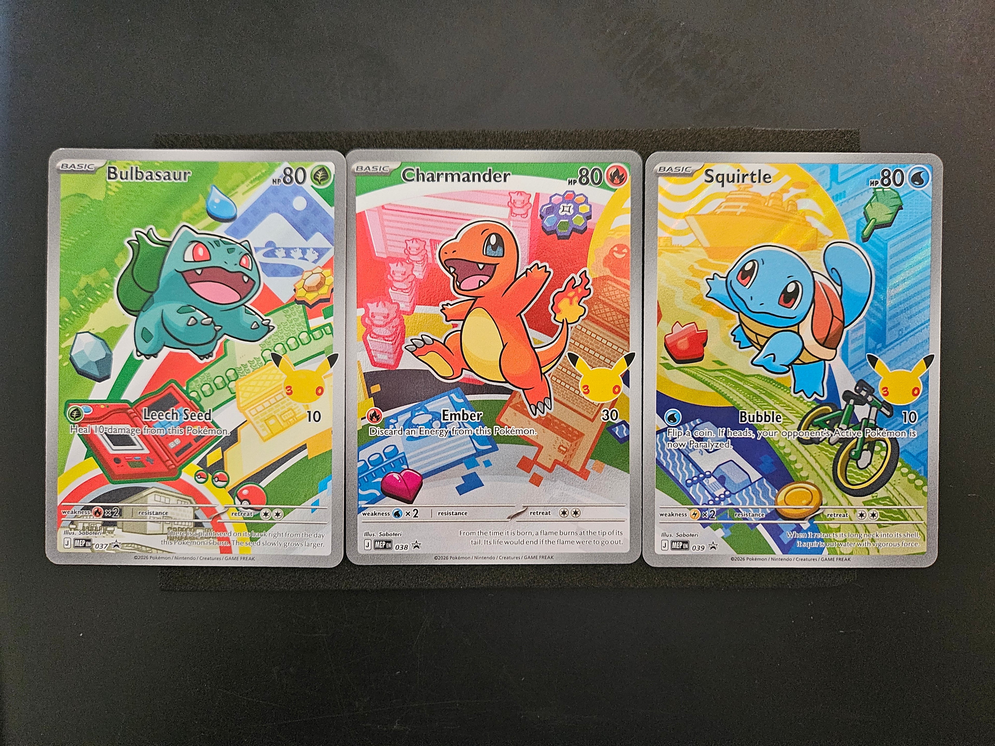 Kanto GEN 1 Starters Set