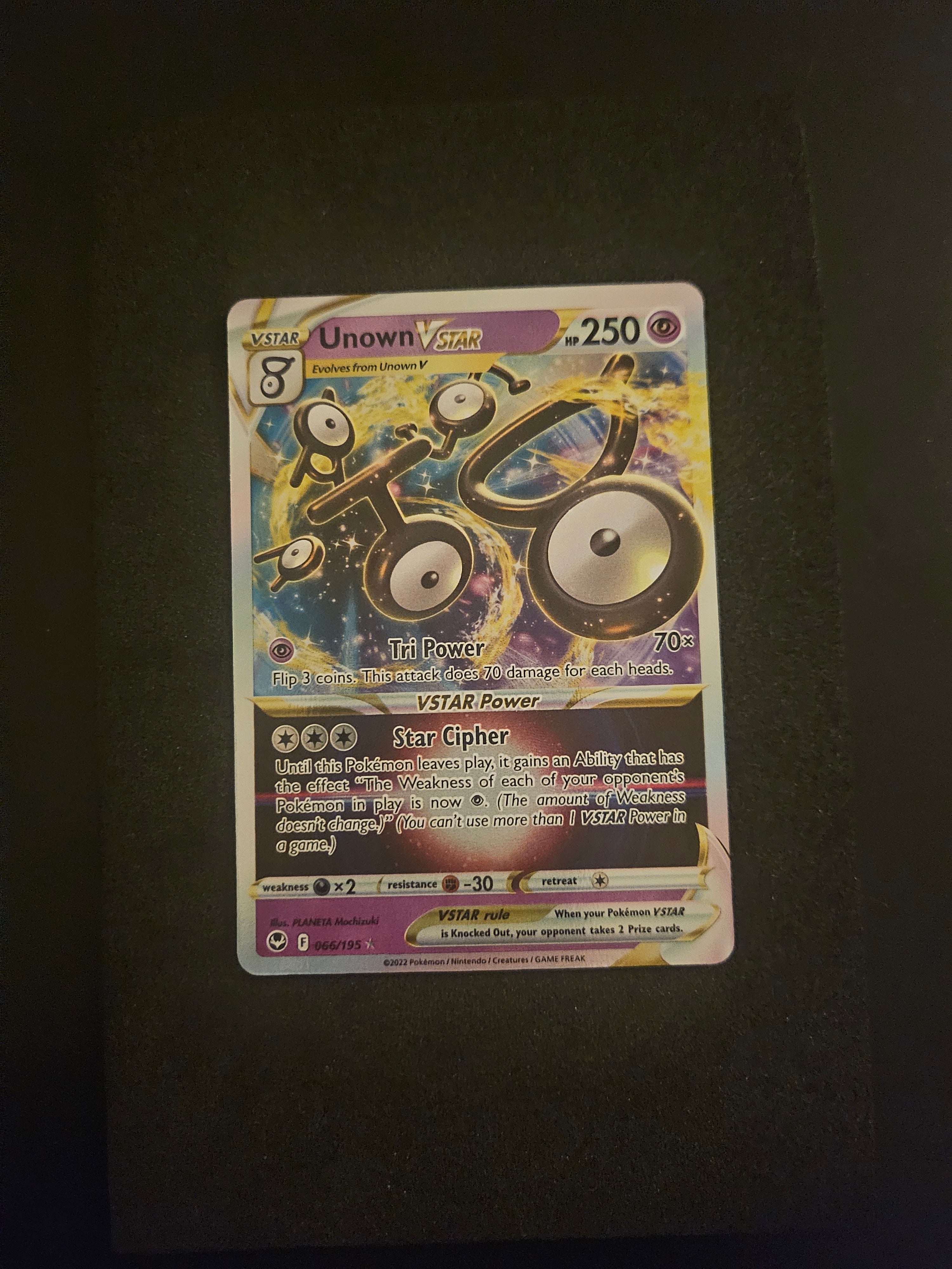 Unown VSTAR 066/195
